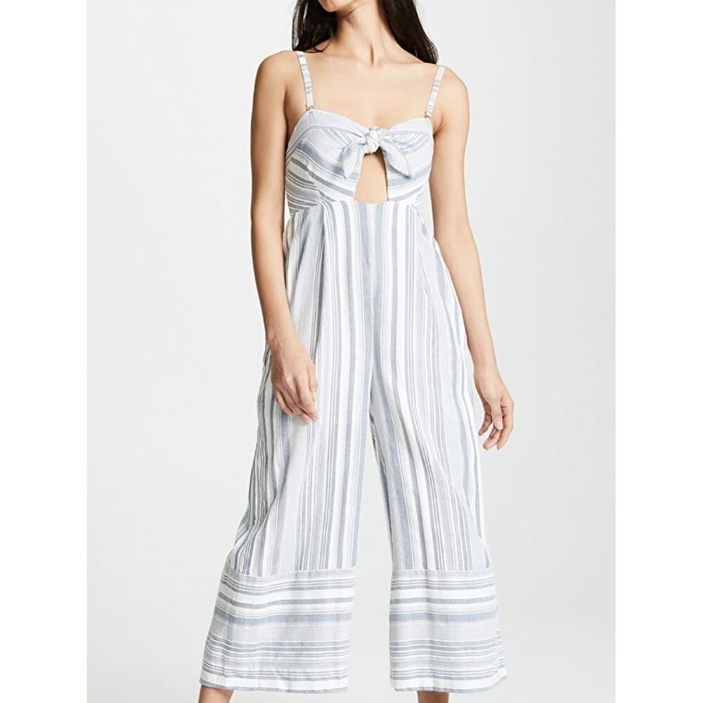 NWT Red Carter Chambray Jumpsuit (XS)